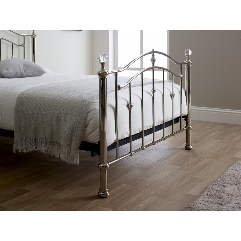 LL Callisto Chrome with Crystals 5ft Bed Frame